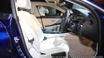 2015 BMW 6 Series Gran Coupe facelift front seat