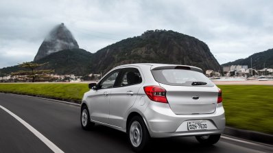2015 Ford Figo hatchback for South Africa rear quarter press image