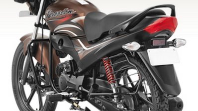 2015 Hero Passion Pro facelift rear quarter