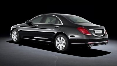 2015 Mercedes S600 Guard rear quarter