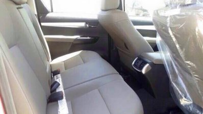 2016 Toyota Hilux Revo rear seat Red spied