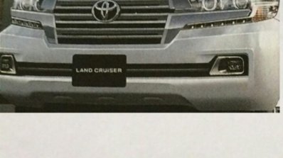 2016 Toyota Land Cruiser facelift front leaked