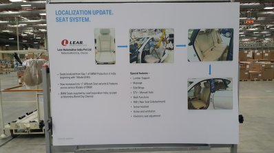 BMW Plant chennai localization update lear seats