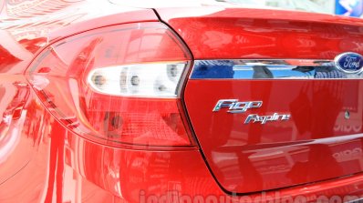 Ford Figo Aspire taillamp from unveiling