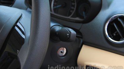 Ford Figo Aspire trip meter stalk from unveiling