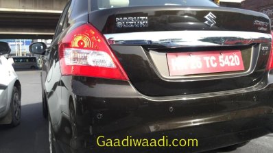 Maruti Dzire diesel ZDi AMT badge spied