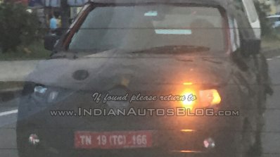 Renault XBA Renault Kayou indicator Chennai spied