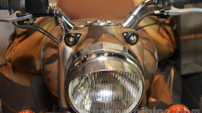 Royal Enfield Classic 500 Limited Edition Desert Storm despatch headlamp unveiled at new flagship store