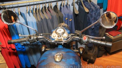 Royal Enfield Classic 500 Limited Edition Squadron Blue despatch handle bar unveiled at new flagship store