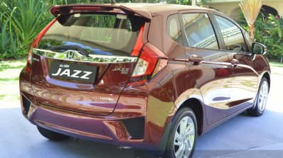 2015 Honda Jazz 1.2 VX MT rear quarters India
