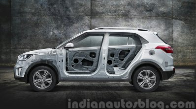 2015 Hyundai Creta side body structure unveiled press image