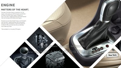 2015 VW Vento facelift DSG brochure