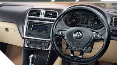 2015 VW Vento facelift interior brochure