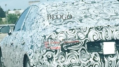 2016 Audi A4 rear with production headlamps spied in Italy.