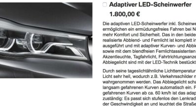 2016 BMW 7 Series LED headlights leaked