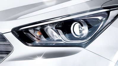 2016 Hyundai Santa Fe facelift headlight