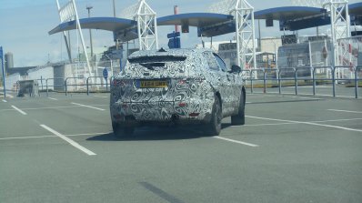 2016 Jaguar F-Pace rear quarter snapped in Calais