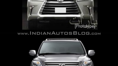 2016 Lexus LX570 vs 2014 Lexus LX570 front Old vs New