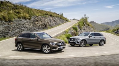 2016 Mercedes GLC standard and off-road packages unveiled press images