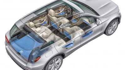 2016 Mercedes GLC storage space unveiled press images