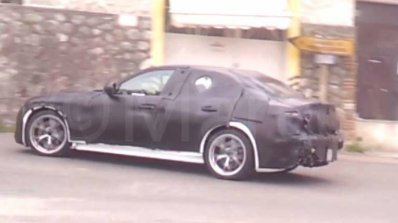 Alfa Romeo Giulia rear quarter spied