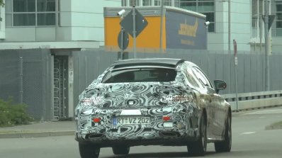 Mercedes C-Class Coupe rear quarter with production-spec body spotted