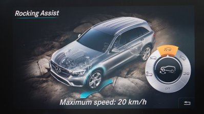 Mercedes GLC exposed by the COMAND display