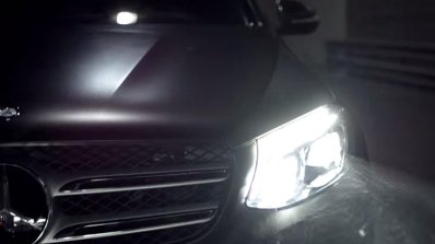 Mercedes GLC headlight teased