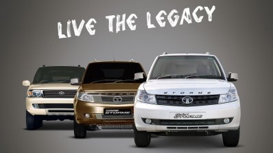 Tata Safari Storme facelift front fascia