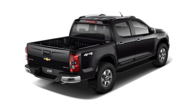 2012 Chevrolet S10 rear three quarter press shot