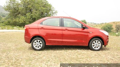 2015 Ford Figo Aspire Titanium 1.5 Diesel side first drive review