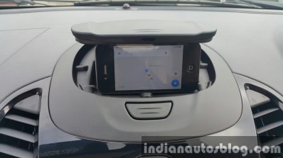 2015 Ford Figo Aspire Titanium phone dock first drive review