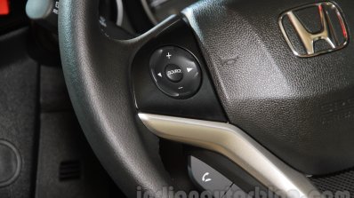 2015 Honda Jazz steering controls India launch