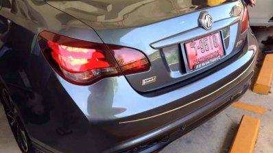 2015 MG 6 facelift rear end spotted in a Thai dealership