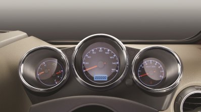 2015 Mahindra Thar facelift cluster press shots