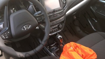 2016 Lada Vesta interior spotted with a touchscreen system