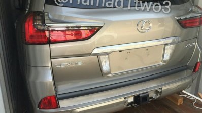 2016 Lexus LX rear quarter left spotted in the metal for first time