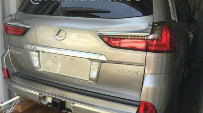 2016 Lexus LX rear quarter spotted in the metal for first time