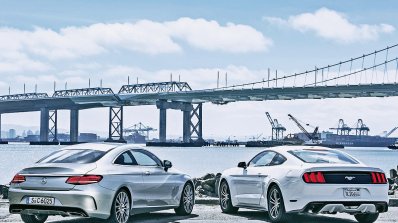 2016 Mercedes C-Class Coupe rear from AutoBild