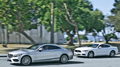 2016 Mercedes C-Class Coupe side from AutoBild