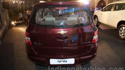 2017 Chevrolet Spin rear unveiled in Delhi