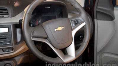 2017 Chevrolet Spin steering wheel unveiled in Delhi