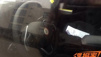 BMW 1 Series sedan interior spyshots from China