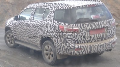 Chevrolet Trailblazer rear quarter spied in Ladakh