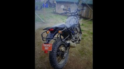 Royal Enfield Himalayan rear quarter spied