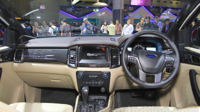 2015 Ford Everest interior launched at the 2015 Indonesia International Motor Show