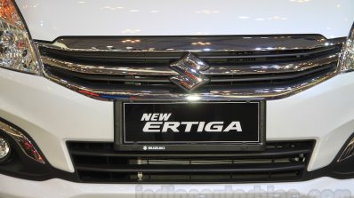 2015 Suzuki Ertiga facelift chrome grille at the Gaikindo Indonesia International Auto Show 2015