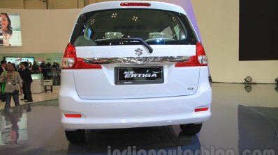 2015 Suzuki Ertiga facelift rear at the Gaikindo Indonesia International Auto Show 2015