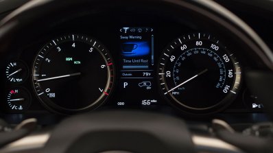 2016 Lexus LX instrument cluster press image