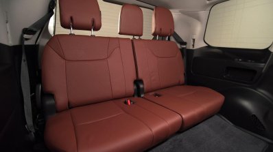 2016 Lexus LX third row seat press image